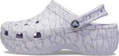 Crocs Womens Classic Graphic Platform Clogs
