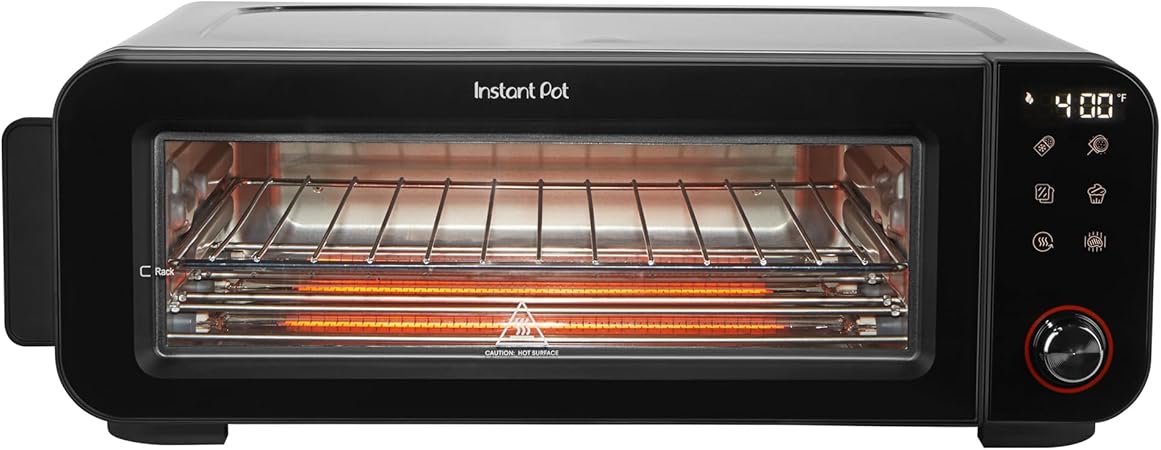 Instant Pot InstantHeat™ Pizza and Toaster Oven, Fits a 12" Pizza, Fresh Pizza, Frozen Pizza, Bake, Toast, Broil, & Reheat