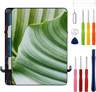 New 10.9''LCD Display for iPad Air 5 5th Gen 2022 A2588 A2589 A2591 Touch Screen Digitizer Assembly Replacement with Upgraded Repair Tools Kit-Black