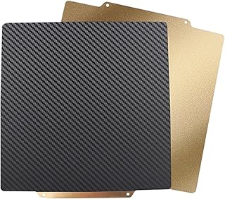 MSEURO Double side PET+PEI Spring Steel Sheet 180/220/235/257/310mm Hot Bed Build Plate Magnetic Base For 3D Printer Parts Lucky (Color : 310-Magnetic Base)