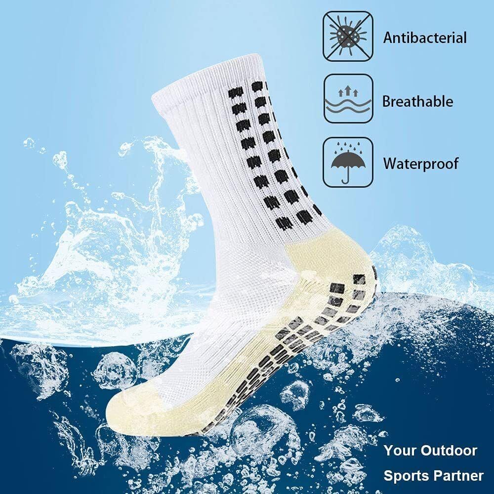 Calcetines antideslizantes, Transpirables, Resistentes al desgaste, Calcetines Deportivos Hombres/Mujer para Fútbol/Baloncesto/Correr