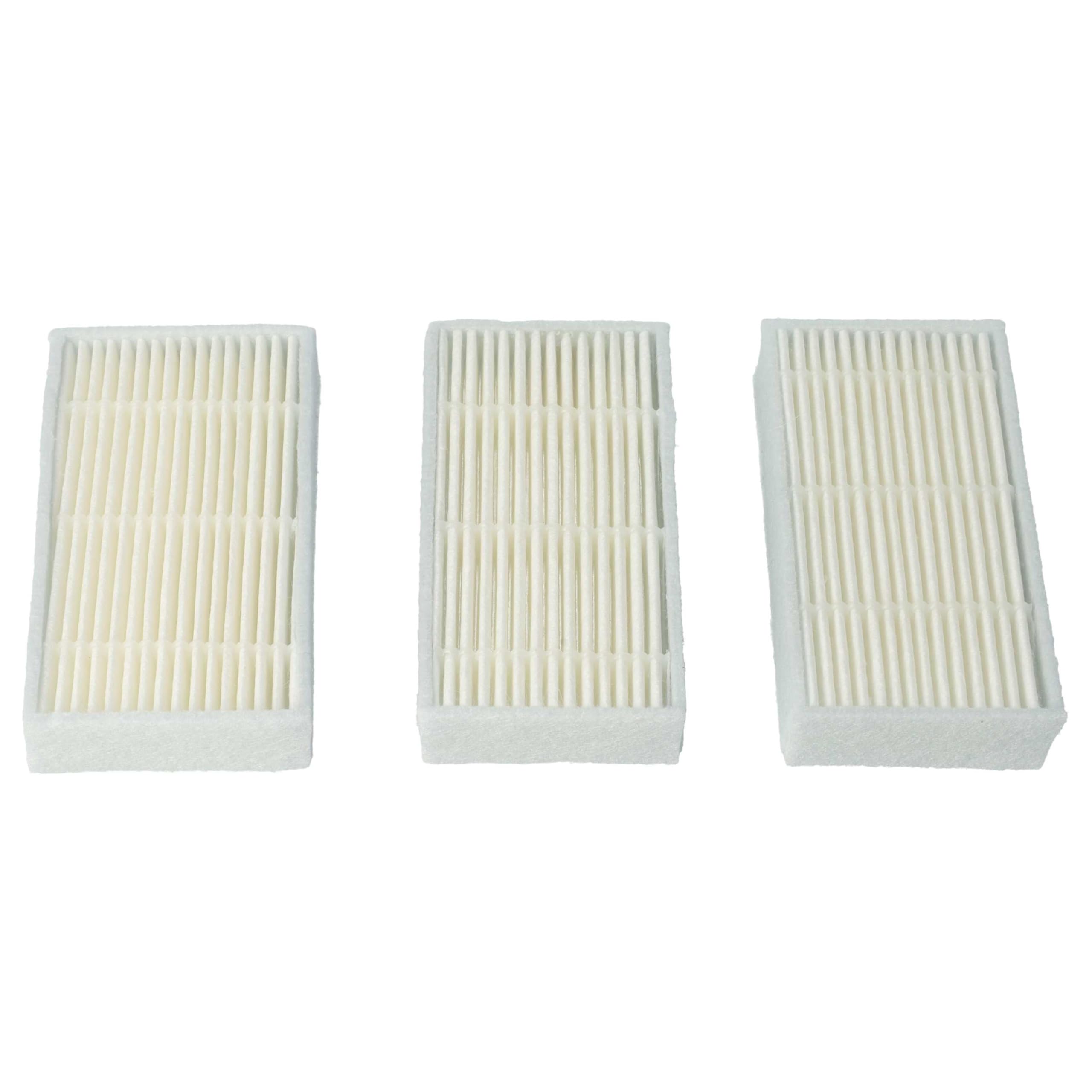 vhbw 15 x filtr do odkurzacza kompatybilny z Haier SWR-T321, SWR-T322, SWR-T325, SWR-T320 odkurzacz - filtr HEPA biały