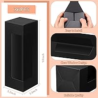 Vista 2 de PerKoop 36 cajas de regalo con cinta para vasos de sublimación, cajas de exposición transparentes de 12 onzas, 20 onzas, 30 onzas, prensa de calor