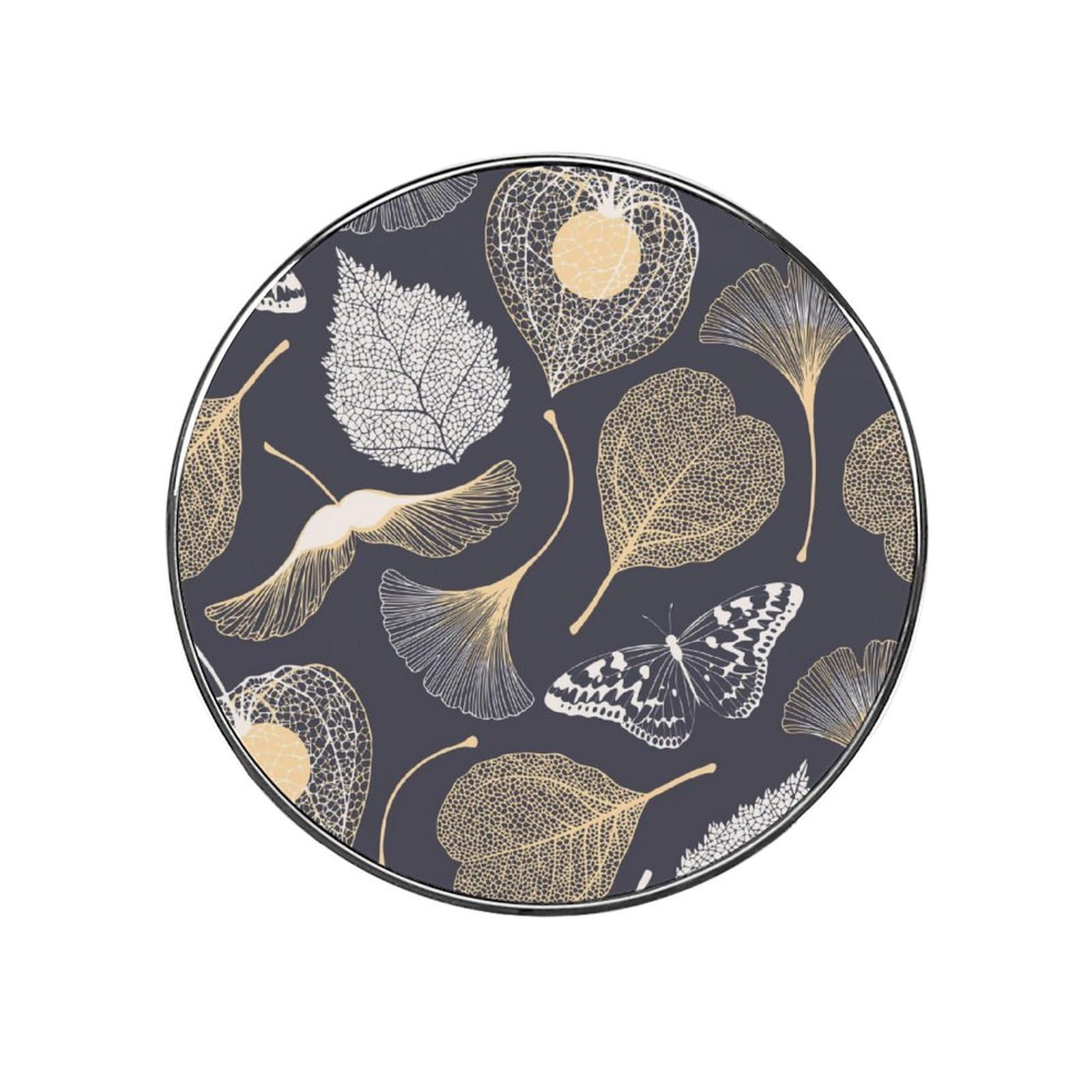 Leaf Butterfly Alloy Fridge Magnet For Office Cabinet Refrigerator Whiteboard Photo