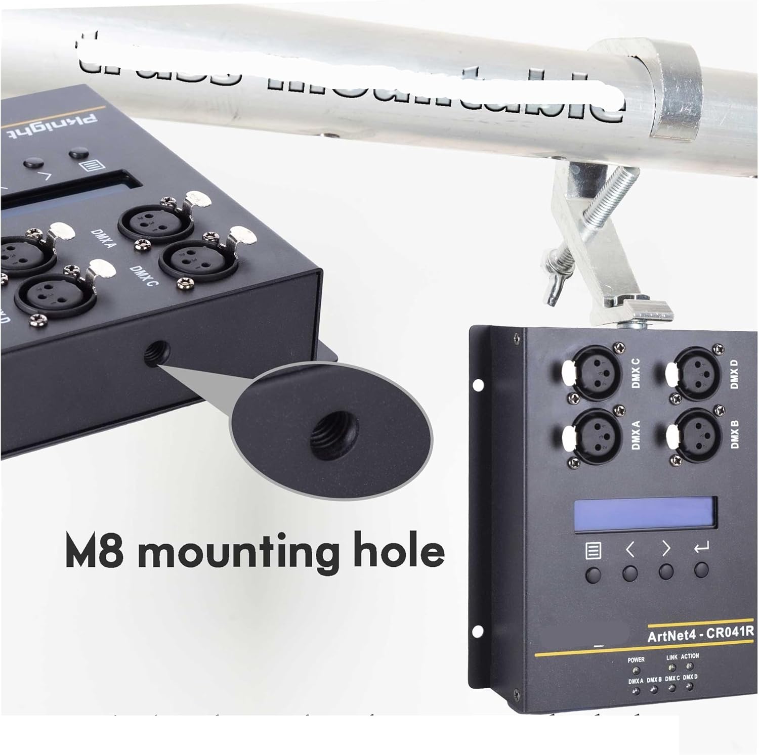 Bidirectional Ethernet lighting controller interface, 4 CR041R(UK)