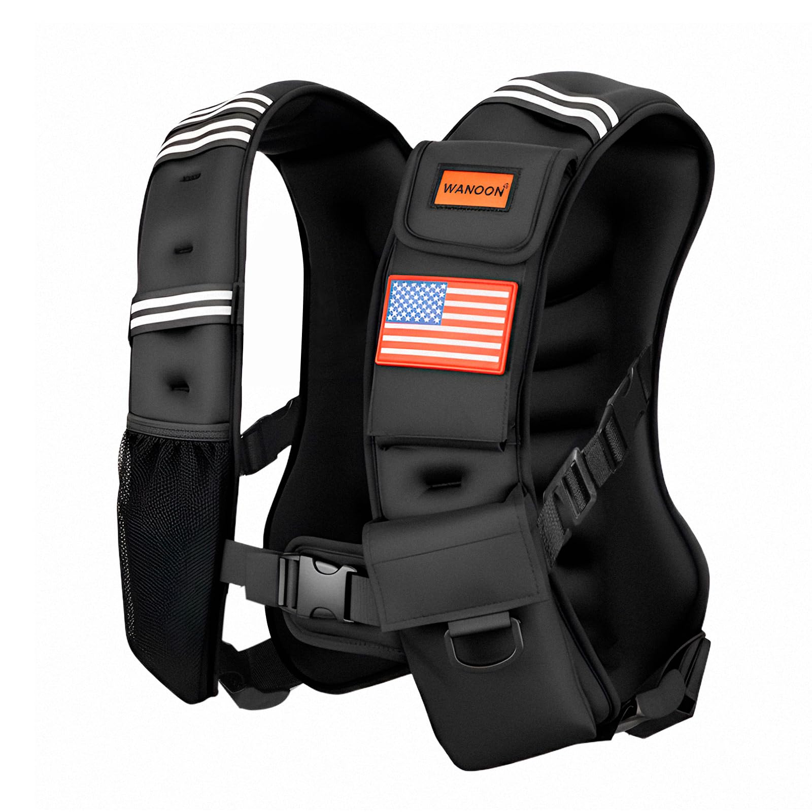 Weighted Vest Woman Men 8lb 12lb 16lb 20lb 30lb 40lb Plus Size Weighted Vest With Phone Pockets Reflective