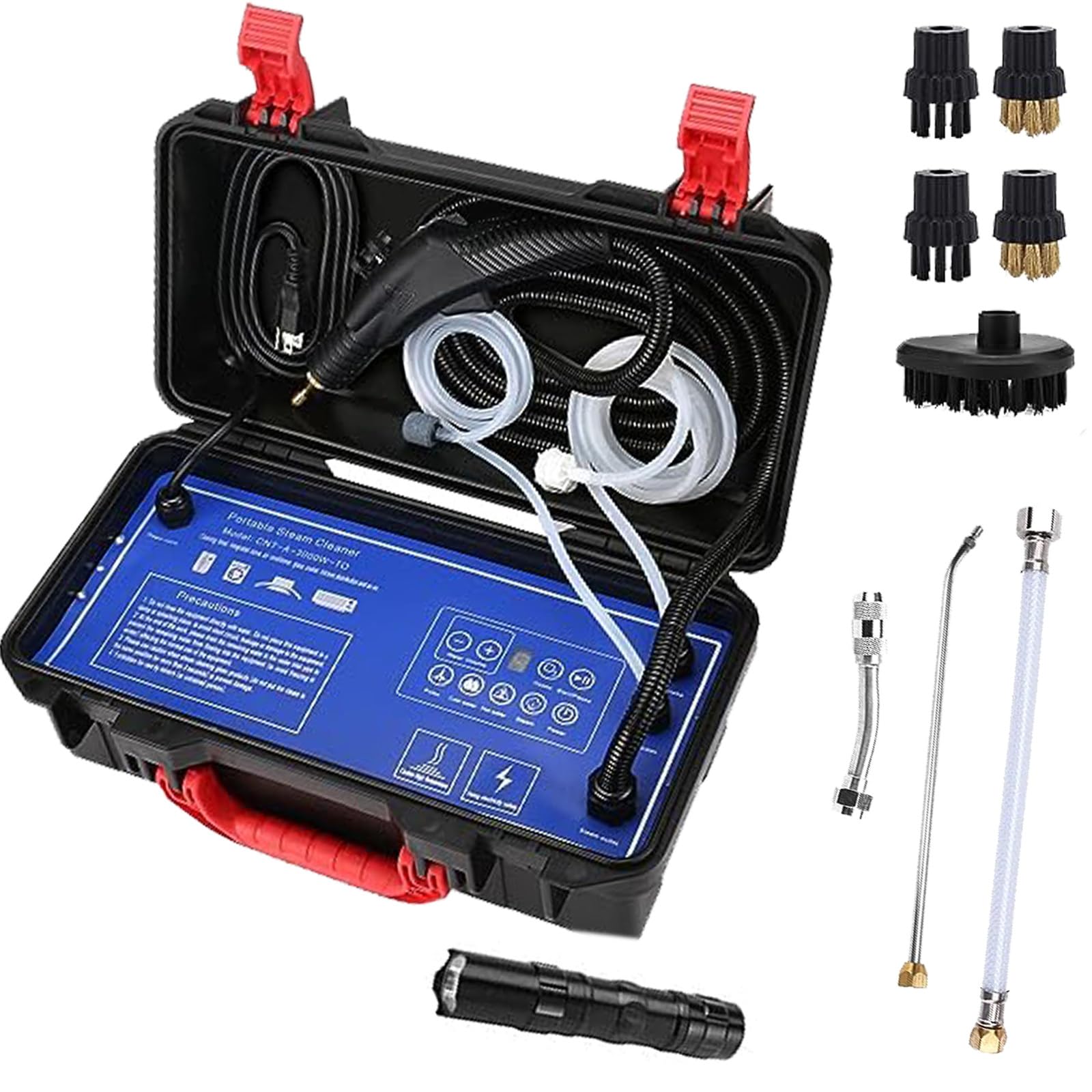 máquina de Vapor portátil de Mano, máquina de Limpieza de Vapor presurizada a Alta Temperatura para Rellenar Detalles de automóviles de Azulejos,3500W-110V