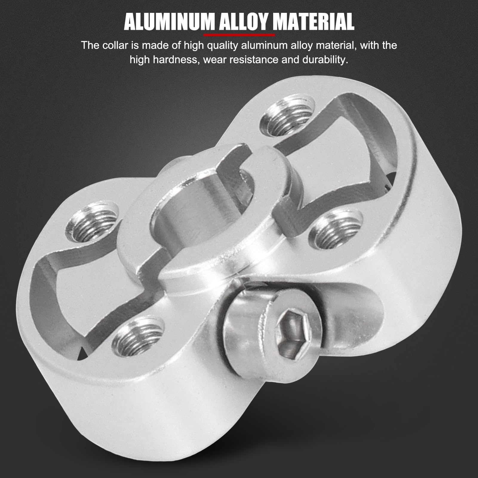 Klemmring, Aluminiumlegierung, rund, Universalloch, Hochgeschwindigkeits-Wellenklemme, 8 mm Mittellöcher