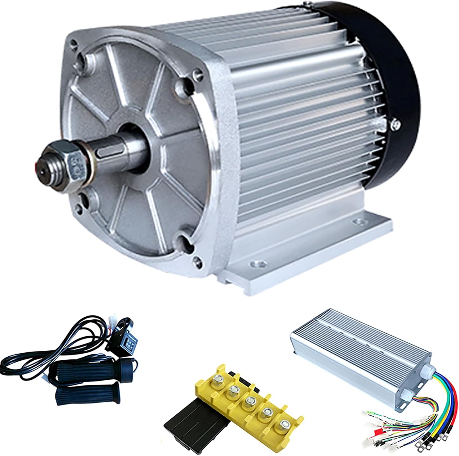 2200W 60V / 72V Tricycle Motor Kit Electric Brushless Motor, with