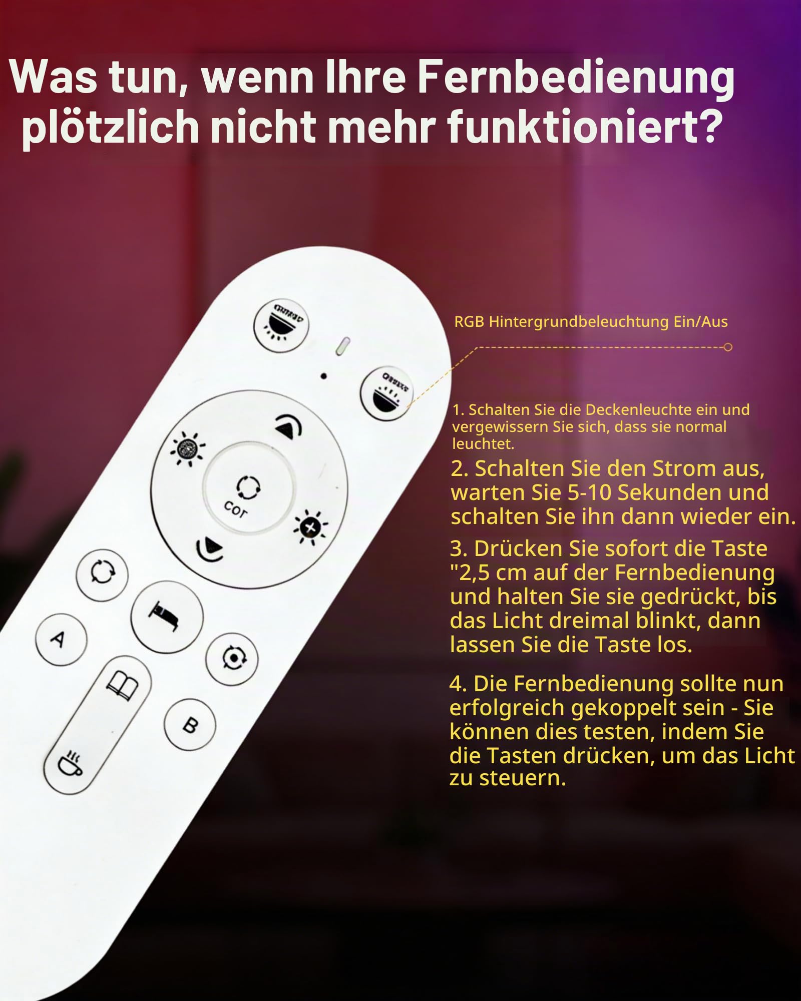 2ER LED Deckenleuchte Smart Alexa - 30W Deckenlampe Flach Dimmbar mit RGB Hintergrundbeleuchtung WIFI Fernbedienung Sprachsteuerung für Wohnzimmer Schlafzimmer Ø30CM OVIA LA24