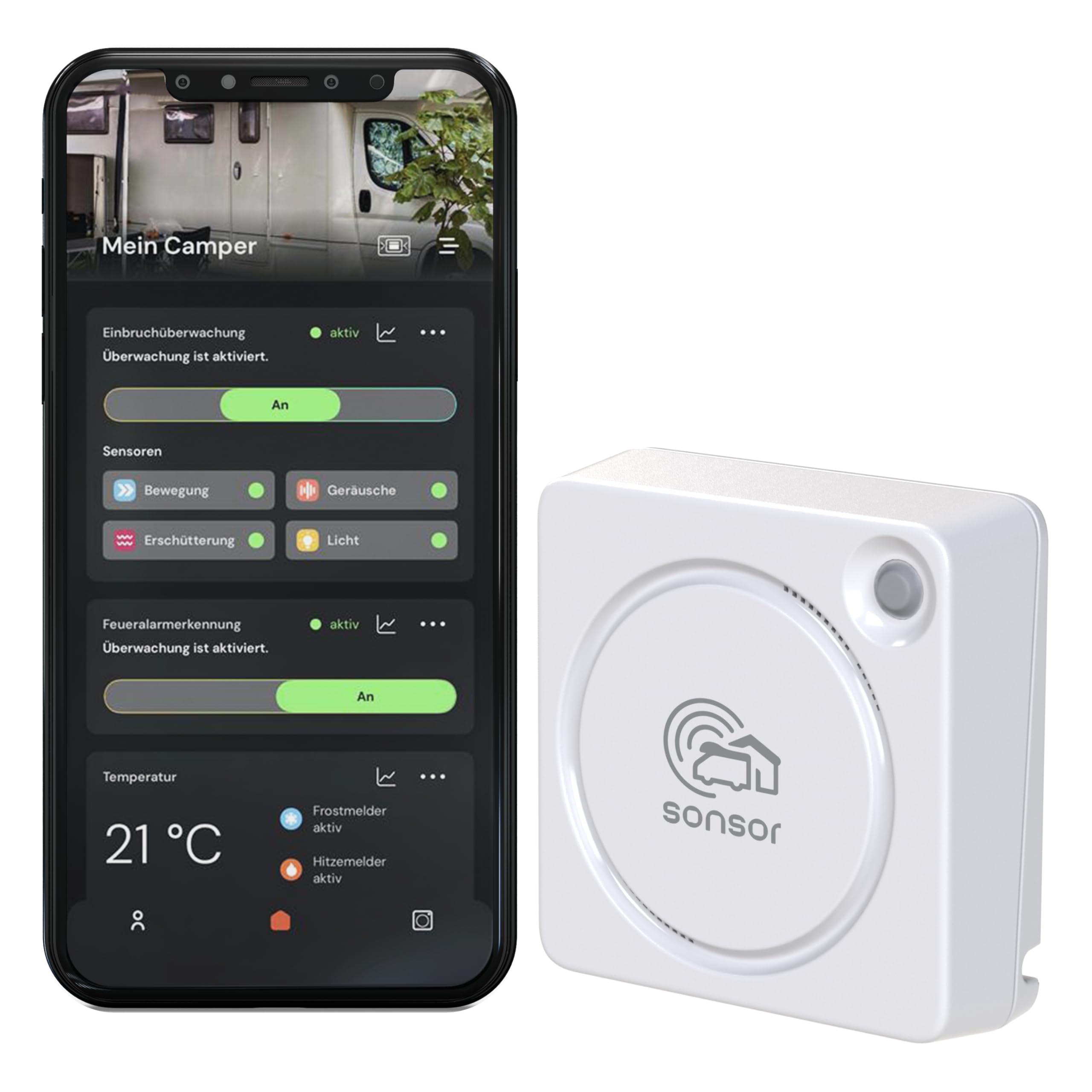 Pironex sonsor – Mobiles Alarmsystem mit GPS, LTE und WLAN