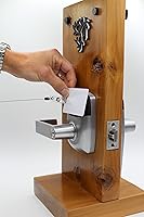Vista 7 de RFID Commercial Lever Door Lock, Access Control System App, Includes 2 NFC keycards (Right-Hand)