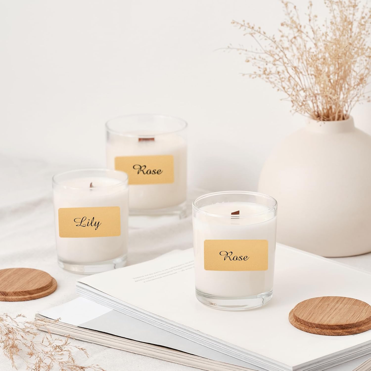 Brown Thermal Labels Stickers, 3x2 inch Direct Thermal Labels Stickers for Shipping, Barcode, Address, Perforation Line Design- 300 Pcs - Image 6