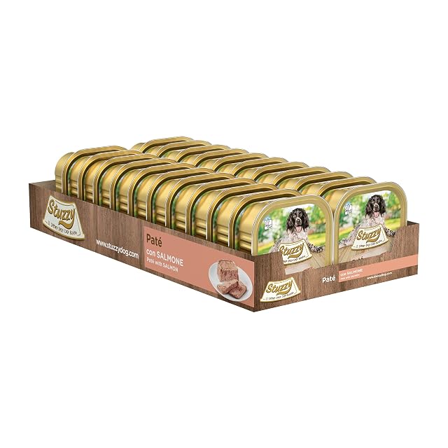 Foto 4 de 4 de Mister Stuzzy, Comida húmeda para Perros Adultos, Sabor salmón, paté y Carne en trozos