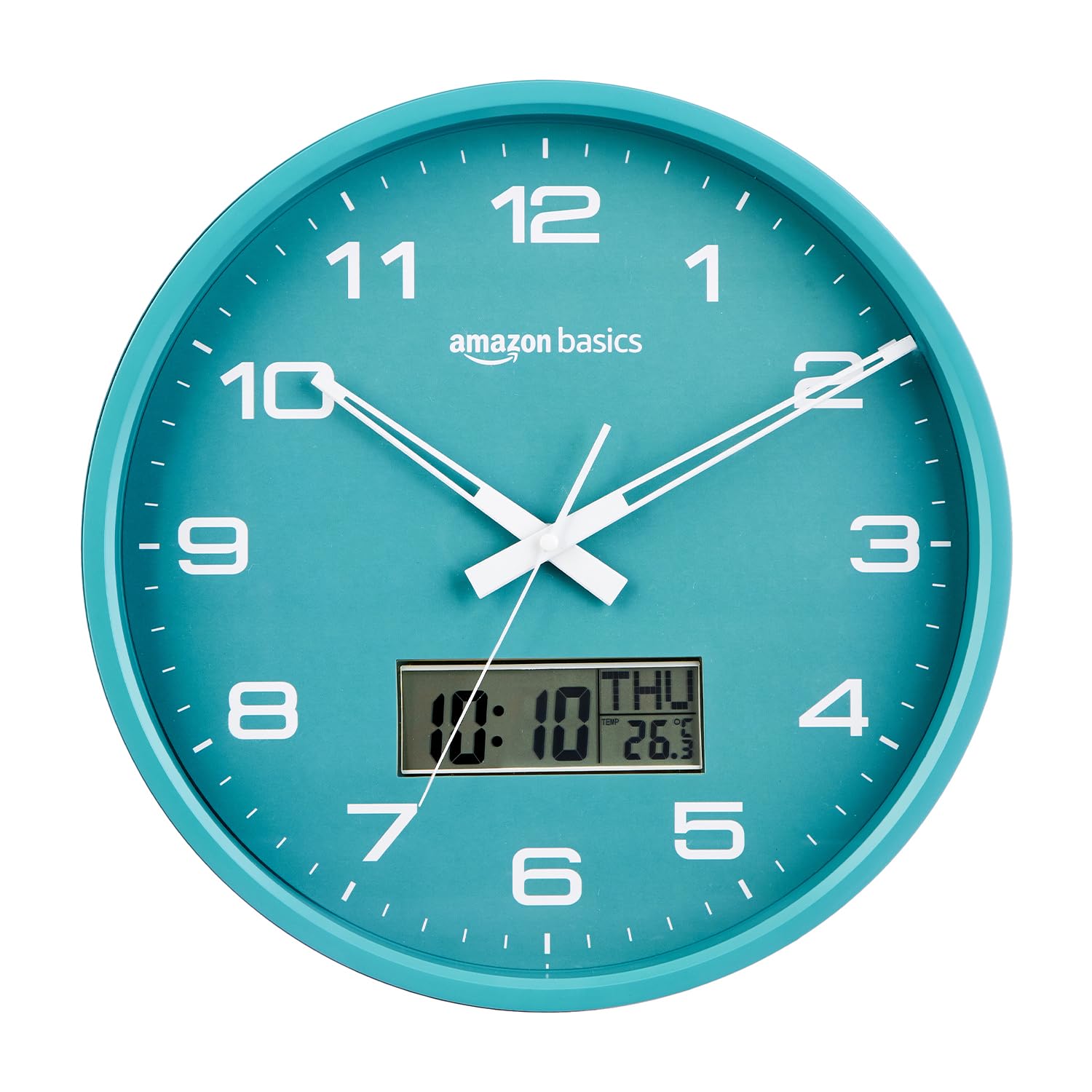 Amazon Basics 12.5 Inch Analog Digital Wall Clock – wall clock big size