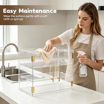 3 Tiers Bakery Display Case, 19.5