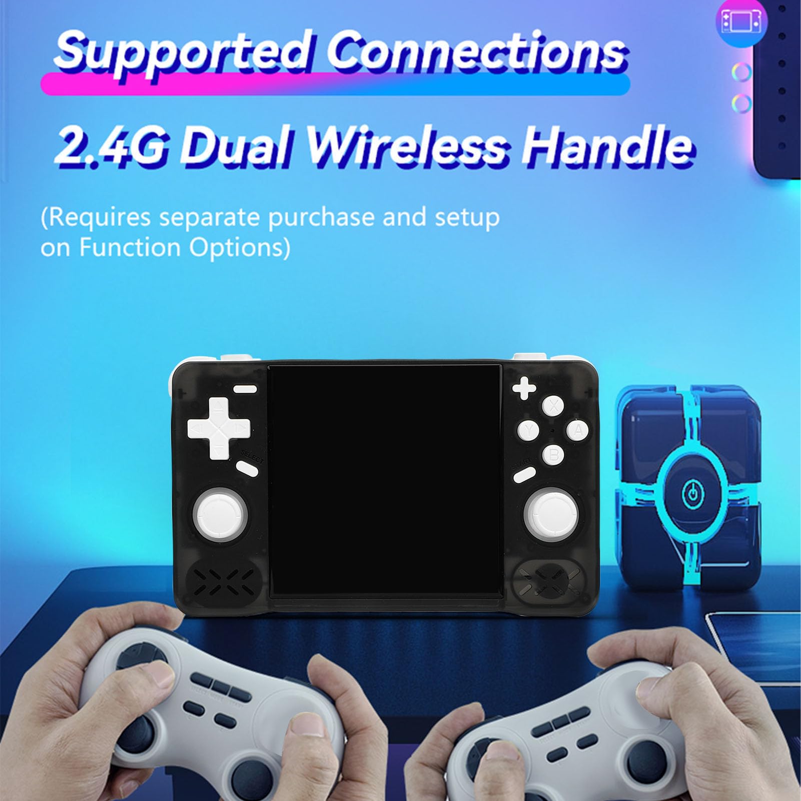 Console di Gioco Portatile retrò, Console di Emulazione di Gioco Portatile con Schermo HD da 4,0 Pollici Risoluzione 720x720, Batteria da 4000 MAh (#5)