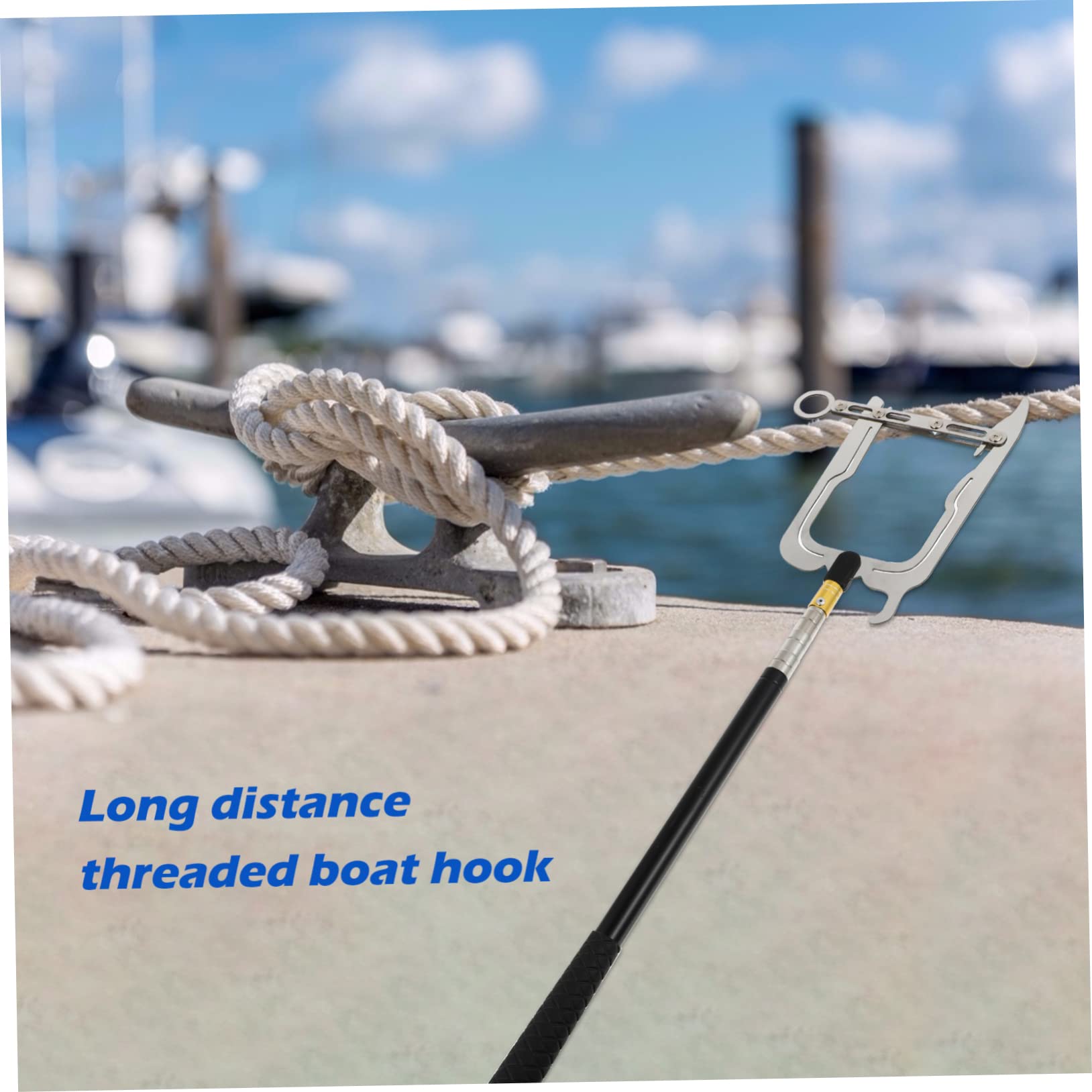 Extendable Docking Pole For Mooring Rope Handling Toddmomy Telescopic ...