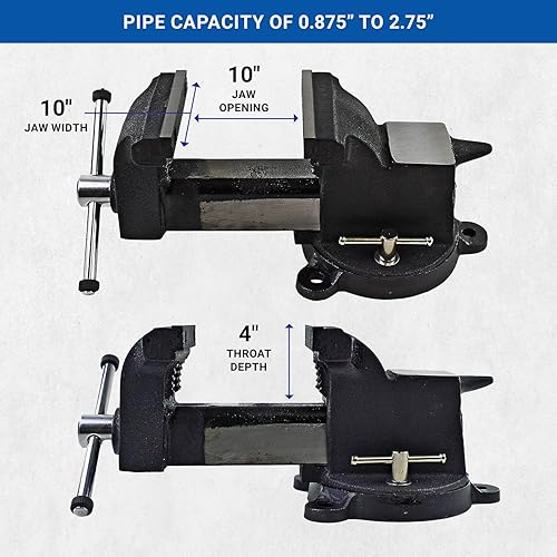 Miniatura 4 de Yost Vises 904-AS - Mordaza de acero para banco