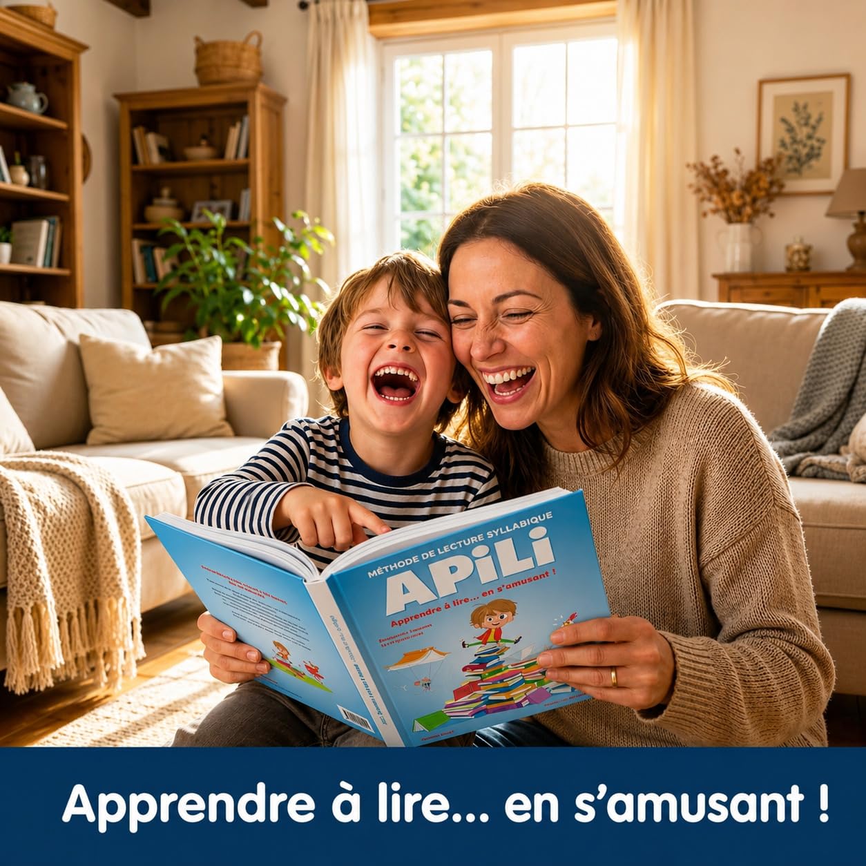 Apili : Méthode de Lecture Syllabique Ludique – Apprendre à Lire Dès 5 Ans avec Syllabes en Couleurs et Humour – Grande Section/CP – Conseils pour Adultes et Enseignants