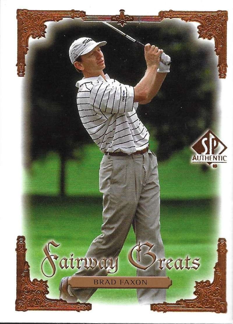2001 SP Authentic Golf #92 Brad Faxon FG Official Upper Deck Trading Card (Stock Photo Shown, Card in Near Mint to Mint Condition)