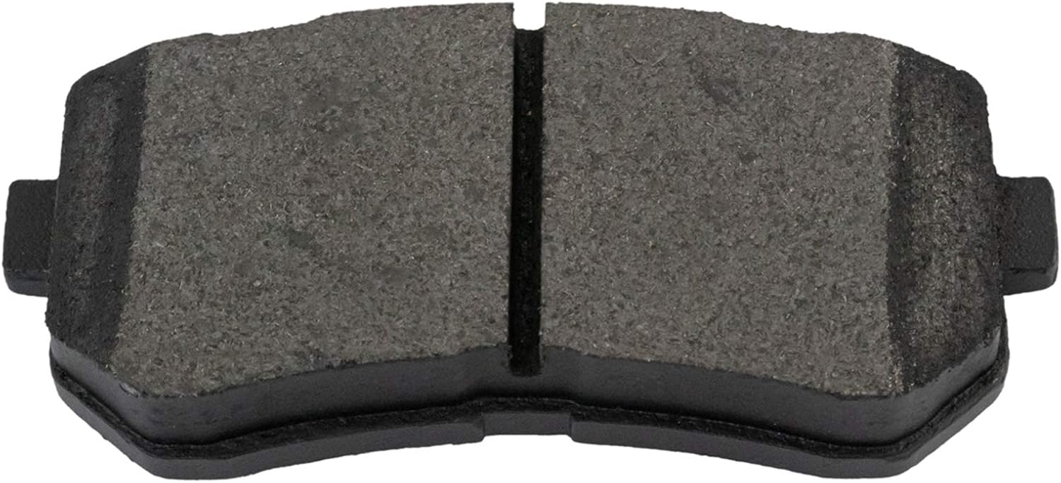TRQ Rear Brake Pad, Caliper, & Rotor Kit, with Chemical Kit Semi-Metallic Premium G-Coated Compatible with 2010-2015 Hyundai Tucson 2011-2016 Kia Sportage