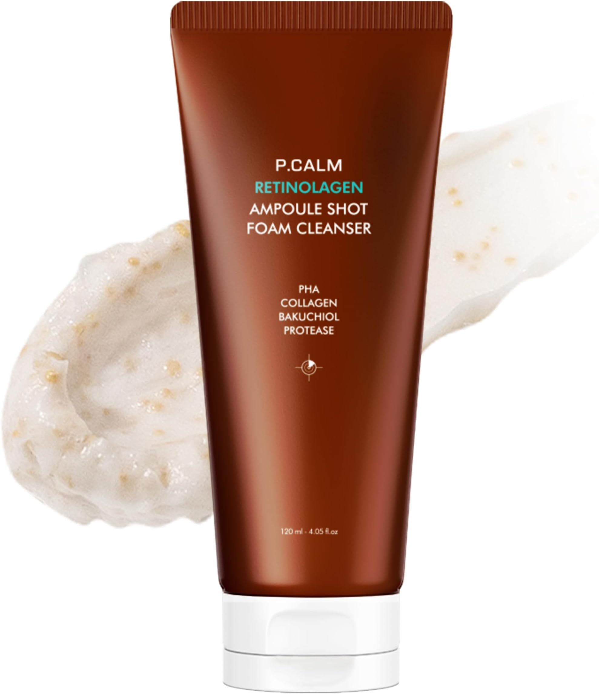 Amazon.com: P.CALM Retinolagen Ampoule Shot Foam Cleanser – Retinol ...