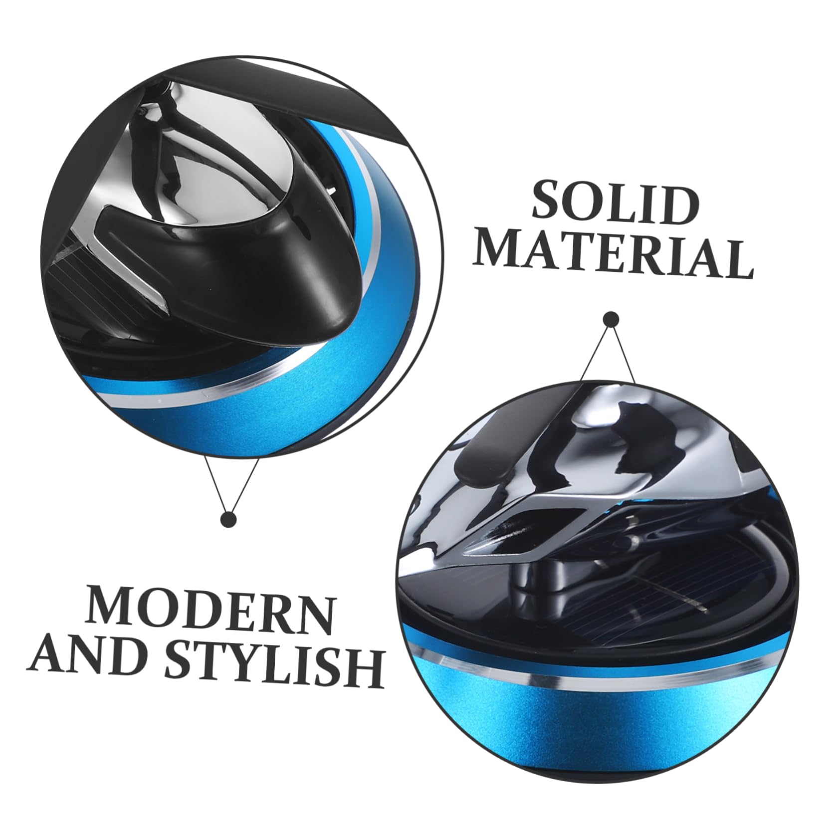 iplusmile 5pezzi Decorazione Per Cruscotto Auto Con Diffusore Di Aromi Energia Solare Ornamento Elicottero Elegante Per Interni Auto Profumazione Continua e Design Creativo Sfumato
