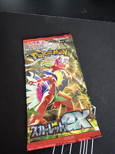 1 Pack) Pokemon Card Game TCG Japanese Scarlet & Violet Booster Pack SV1S  Scarlet ex (5 Cards Per Pack) : Amazon.com.au: Toys & Games