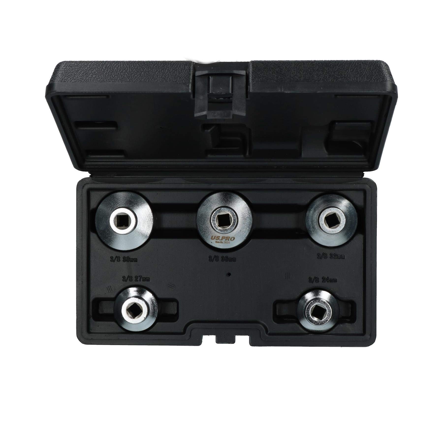 Clé filtre à huile cloche 5pc 24-38mm U.S.PRO TOOLS AT073