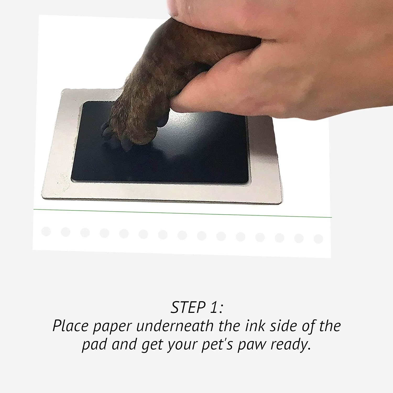 inkless paw print pad