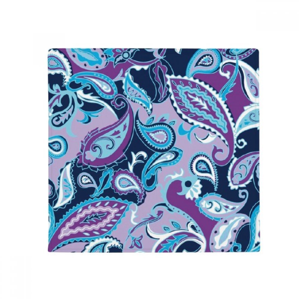 Tapis de sol 80x80cm motif abstrait bleu, une idée cadeau maison