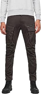 Men's Rovic Zip 3D Regular Tapered Pants, Grey (raven D02190-5126-976), 34W / 36L