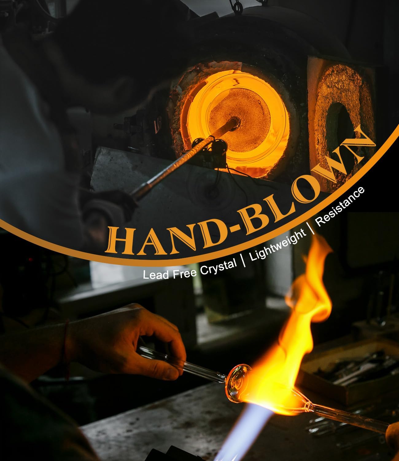 LUNA & MANTHA Coupe Glasses Set of 4, 10oz Crystal Ribbed Martini Glasses, Vintage Cocktail Glass, Hand Blown for Espresso Martini, Margarita, Home Bar &Gift,Glassware - Image 5