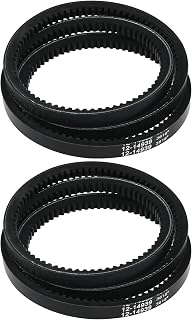 ECSiNG 2 correas de transmisión para cortacésped 603907 607400 compatibles con Hustler Raptor compatible con Raptor Limited 50.75 x 0.5 x 0.04 pulgadas, color negro