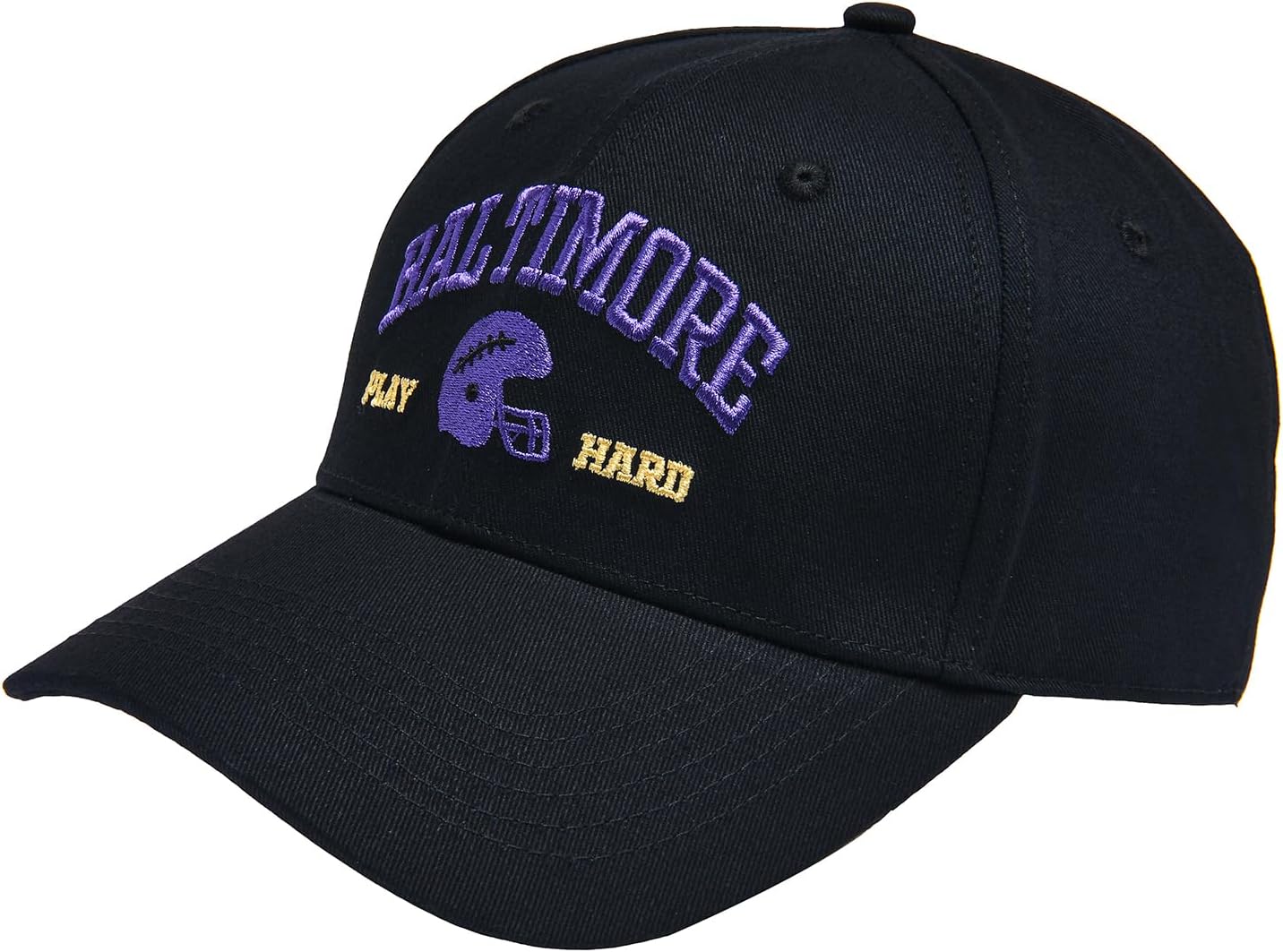 8858 Baseball Cap with City Name Embroidery for Men and Women, Adjustable Strap Casual Street Hat - Image 4