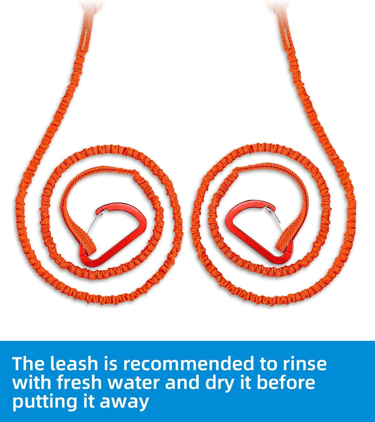 OCEANBROAD Kayak Paddle Leash Stretchable Strap Lanyard Rope for SUP Kayaking Boating Canoeing Fishing Pole Rod 4-7 Feet - Image 5