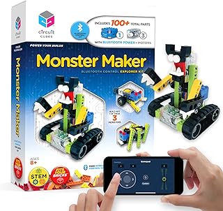 Circuit Cubes Monster Maker Kit â€“ Remote Control Robotics Kit - STEM Learning Toy for Kids Age 8 and Up