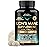 Lions Mane Supplement Capsules - Organic Lions Mane - Made in USA - Fruiting Bodies Extract - 1200 mg, 25% Polysaccharides - Memory & Focus Support - As Lions Powder - 120 Capsules, 2 Month Supply