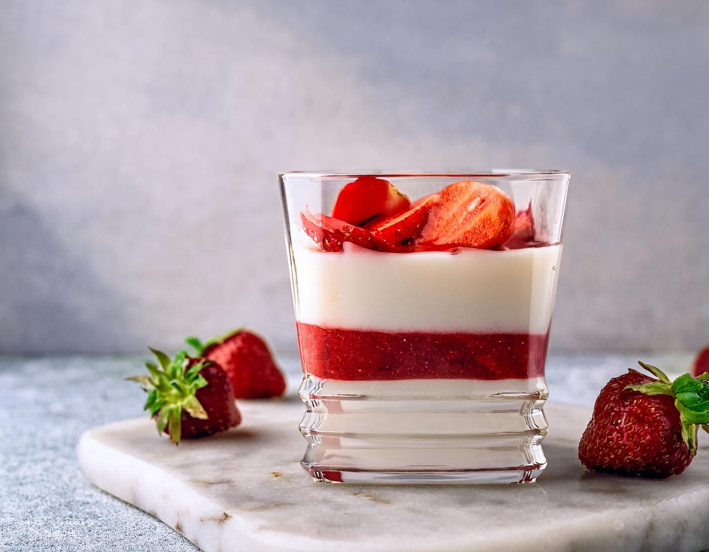Glasmark KROSNO 1992 Tazze Da Dessert 6 Pezzi In Vetro Trasparente Coppe Da Gelato Lavabile In Lavastoviglie 270 ml