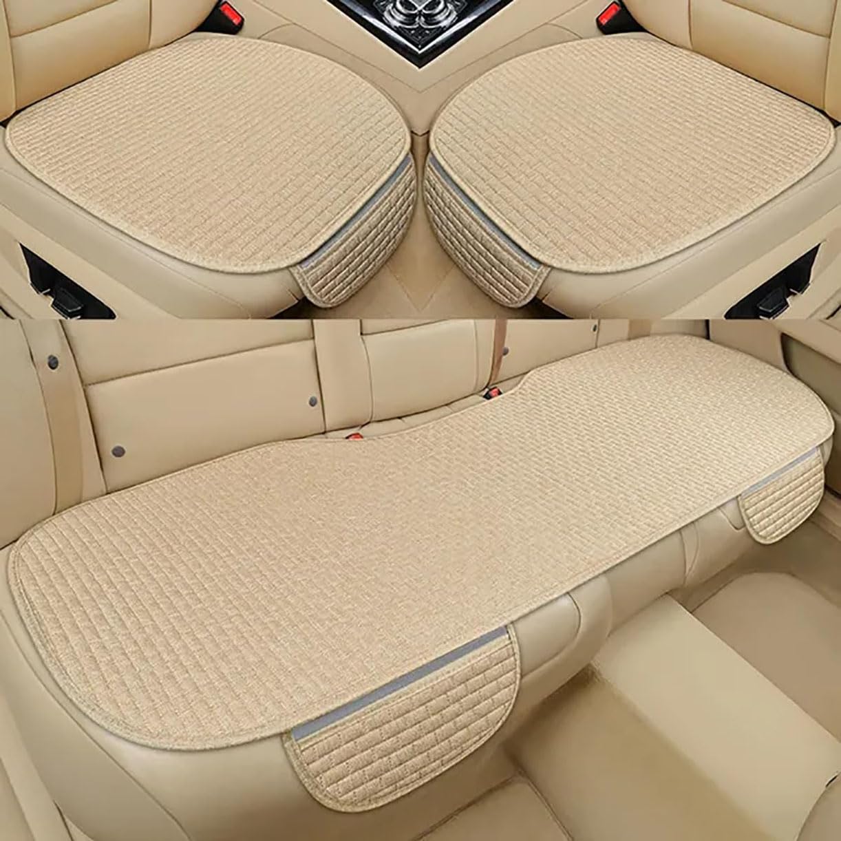 Cuscino per Sedile Auto, Cuscino per Sedile conducente, Uso per Sedia da Ufficio per Auto a casa, per Nissan Juke F15 2010~2018,B-Beige