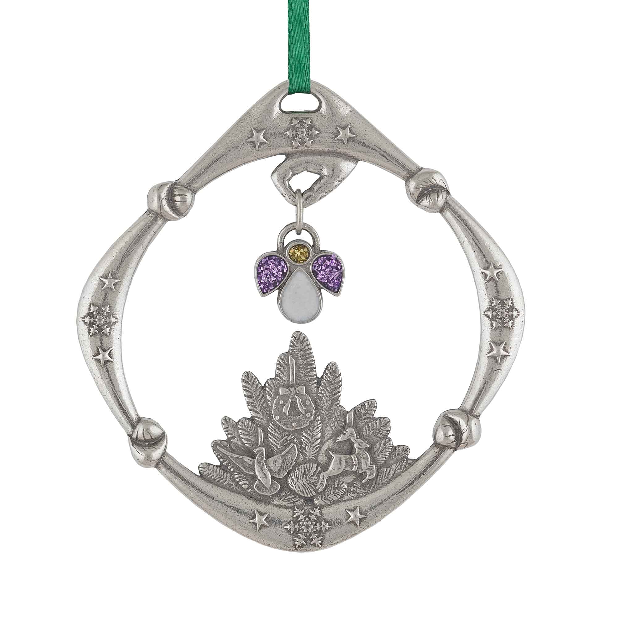 DANFORTH - All is Bright 2021 Christmas Ornament - 2 3/4 Inches Tall - Made in The USA