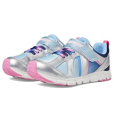 Tsukihoshi Kids Rainbow (Toddler/Little Kid) Girls Shoes Silver/Sky
