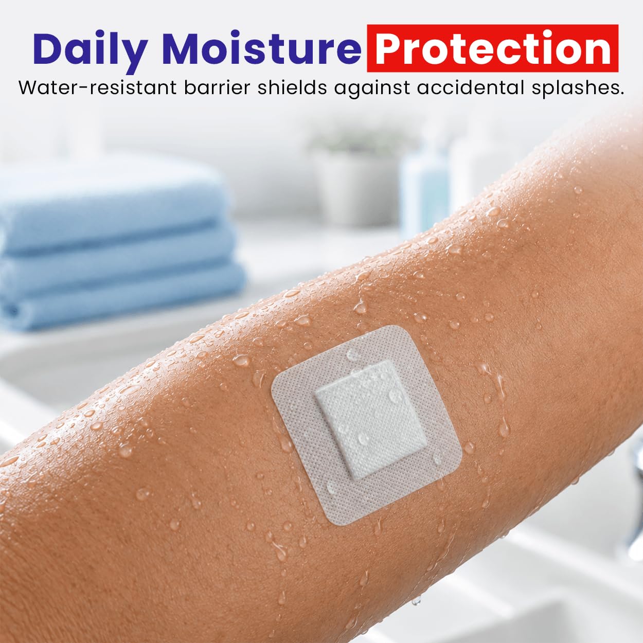 HEALQU Bordered Gauze Island Dressing - 50 Count, 2" x 2" Sterile Individually Wrapped Gauze Pads with Water-Resistant, Non-Woven Backing - Soft and Breathable Wound Dressing for First Aid and Medical — Amazon image 6