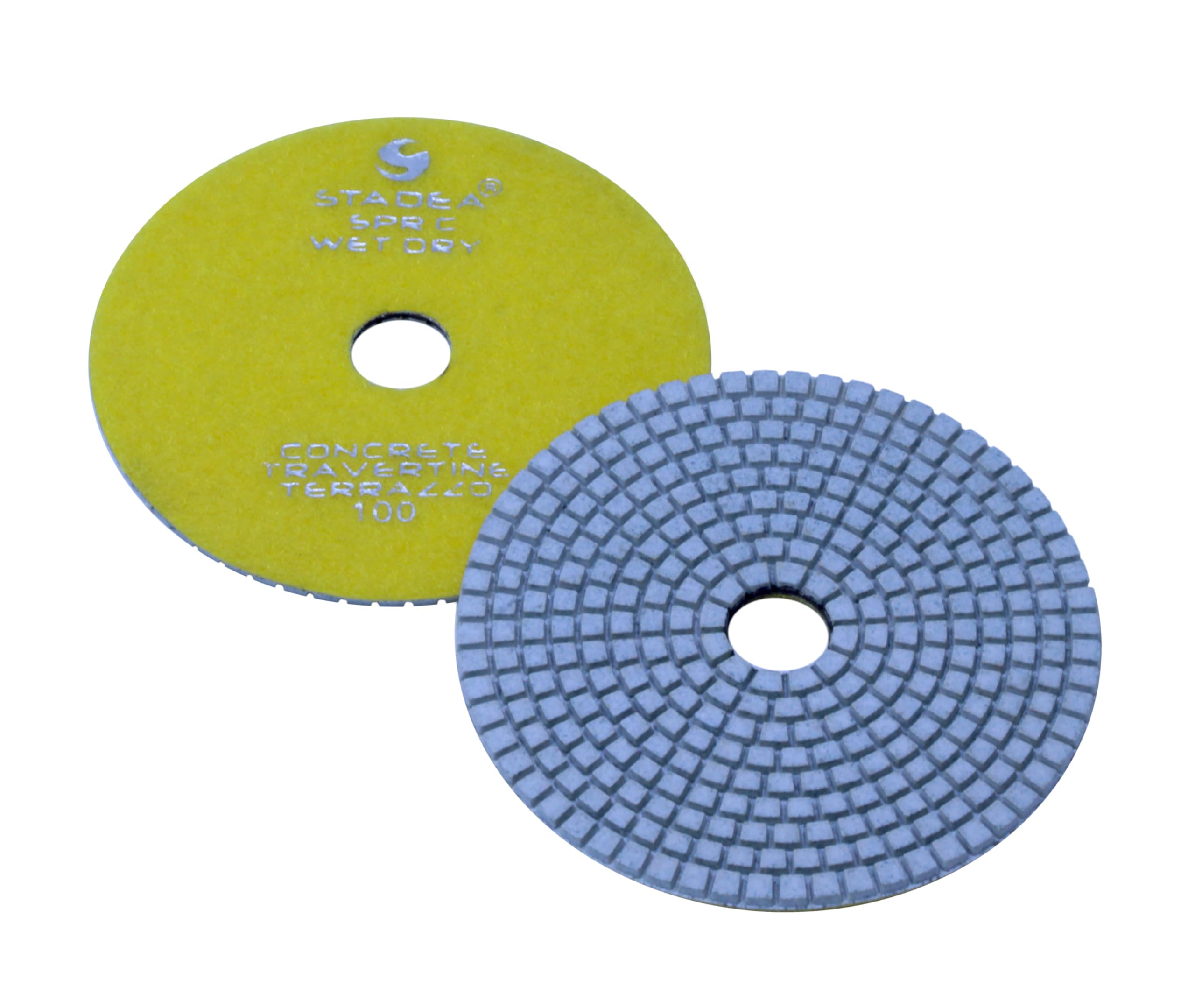Diamond - Almohadilla de pulido para hormigón y travertino (17 cm)