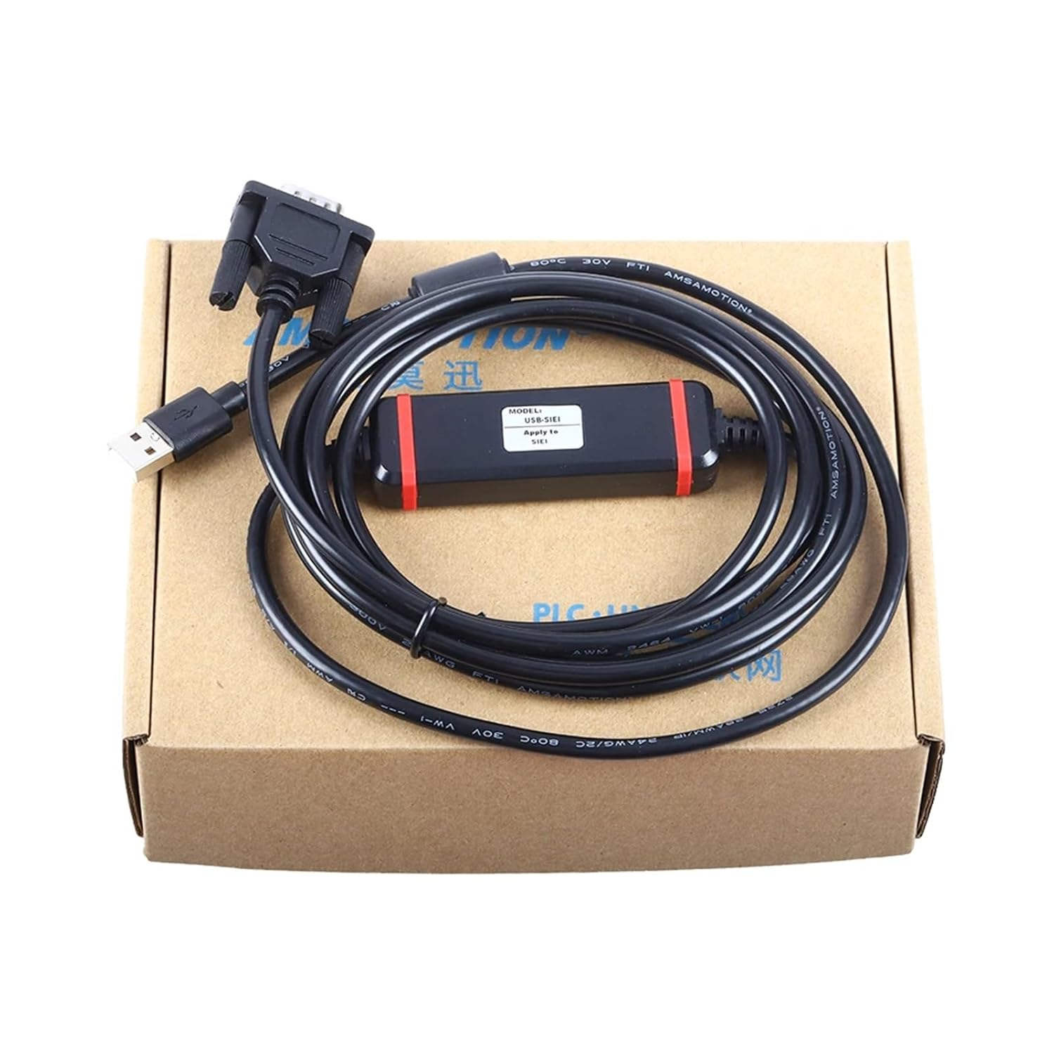 USB-SIEI for SIEI AVY/AVS/AVG/AV0 Series VFD Data Cable Frequency Converter Debugging Download Upload Cable
