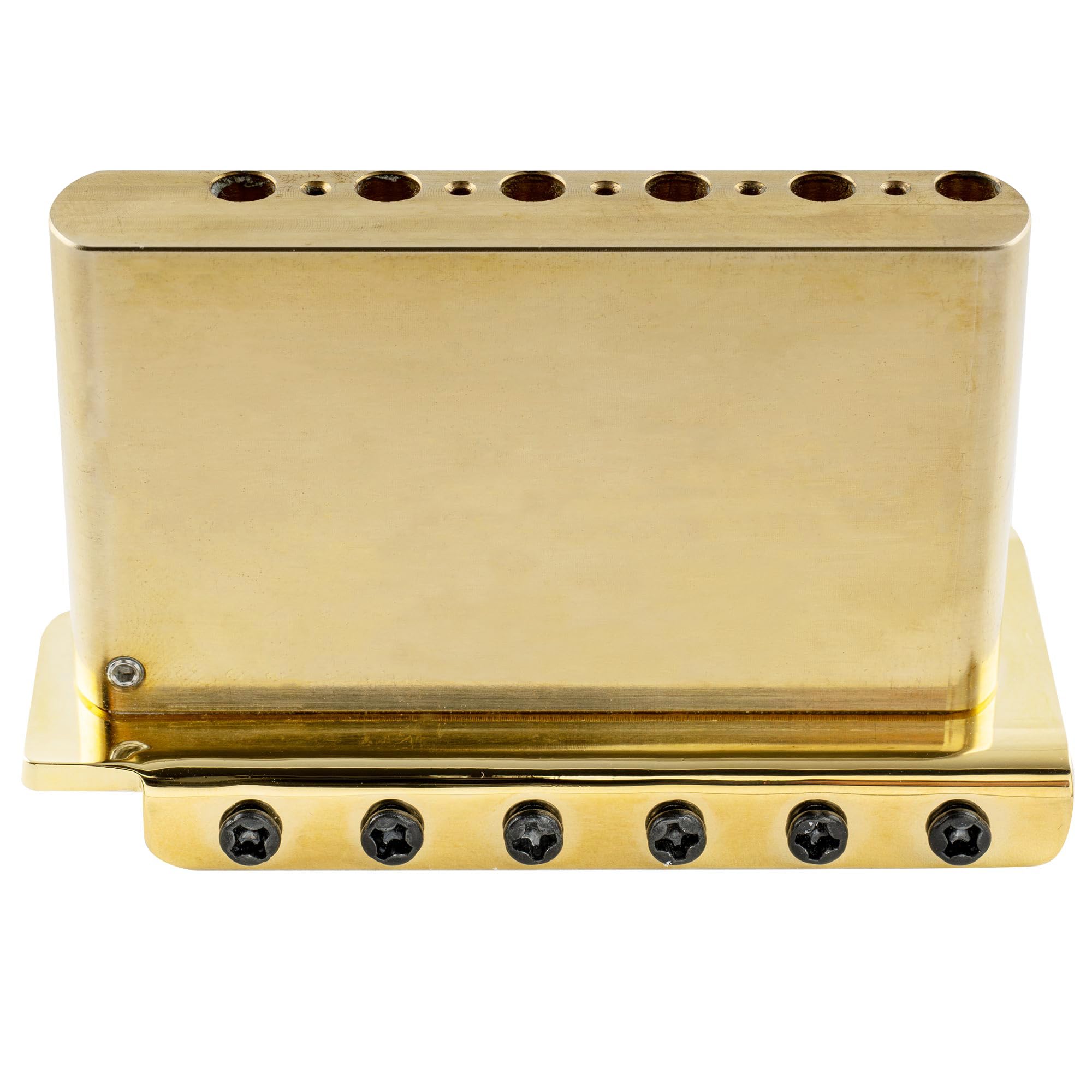 Musiclily Ultra 56mm ST American Vintage Mostek Tremolo 6 śrub Vintage Stalowe Siodełka 42mm Mosiężny Blok do Gitary Elektrycznej typu Strat, Złoty