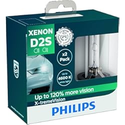 Faros W211 Philips 85122Xv2S Faros Delanteros de Xenón con Bombilla X-Tremevision D2S, Pack 2 Unidades