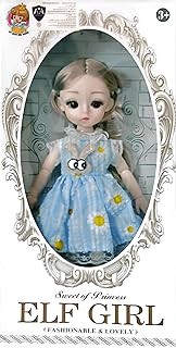 دمية جميلة متحركة من Next Store - بحجم 12 بوصة، 22 مفصلًا قابلًا للحركة، مكياج وملابس أنيقة، عيون زرقاء أو بنية، لعشاق الدمى والأزياء