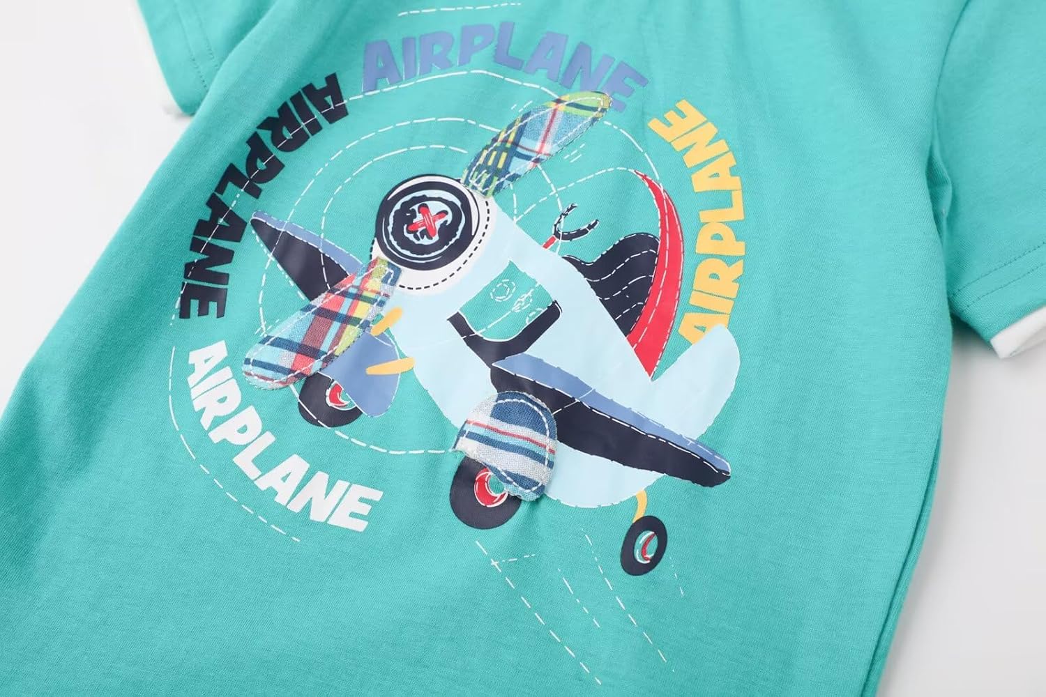 Toddler Boy Summer Clothes Outfits Kids Cotton Short Sleeve Shirt Shorts Set 2-7 Years - Image 8